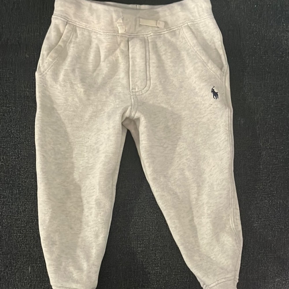 Toddler Polo by Ralph Lauren Heather Gray Sweatpants. Size 3T